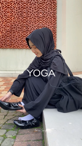 Sara Sara YOGA Flat Shoes Wanita Sepatu Kerja Lentur Model Lipat Sepatu Empuk Terbaru
