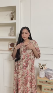 DASTER FUJI MODEL TERBARU DRES FUJI MOTIF EMERALDA BAHAN RAYON PREMIUM DASTER FUJI JUMBO BEST SELLER