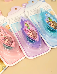 Small Mochi Glue Tape Cute Cartoon Xiao Ma Shu Dot dot Glue Tapes School Stationery Kids Gift 多加小麻薯点点胶笔高粘度不留痕