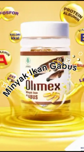Kapsul OLIMEX 60 kapsul Original Minyak Ikan Gabus Albumin Kutuk Obat Luka Operasi Luar Dalam