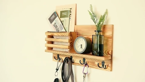 Wall Mounted Mail Holder & Key Organizer: A Versatile Storage Solution