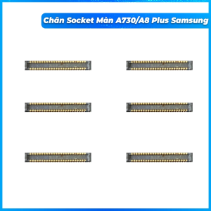 Chân socket màn hình trên main A730 A8 plus samsung