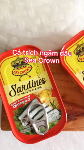 Lốc 10 Lon - Cá Trích Sea Crown 125g