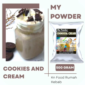 Bubuk Minuman Rasa Cookies n Cream Bubble drink Powder drink 500gram