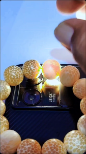 Gelang Kayu Nibung Putih 16mm Tenggelam di Air Bracelets