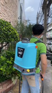 เครื่องพ่นยาปั๊มคู่ 16 บาร์ มีระบบกวนน้ำอัตโนมัติ 20 ลิตร วีโกเทค รุ่นใหม่หน้าจอดิจิตอล I20-VIGOTECH