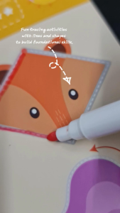 Sokano【64 pages】 Free 8 X Pen Children Tracing Workbook With Erasable Pen Control Educational Training Toy Stroke Line Point Drawing Thinking Learning - TKB 41