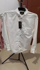 KEMEJA POLOS PRIA AYAH DAN ANAK WARNA Putih COTTON BAJU LENGAN PENDEK REGULER MENS BASIC