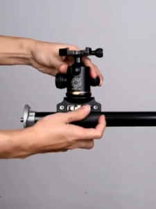 Thanh Nối Dài Đa Năng 100cm 4 Đầu Chân Máy Chụp Ảnh & Quay Video - Màu Đen