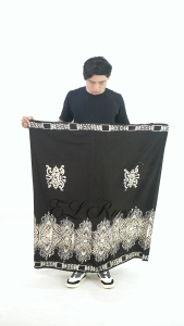 Sarung Batik Cap Pria Dewasa Terbaru Motif Kotak Elrumi Terlaris
