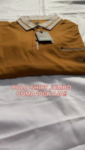 Kaos Polo Shirt Pria Brand CRS 91 TERSEDIA UKURAN JUMBO Krah Lengan Pendek Top Casual Bahan Katun 100% Distro TERLARIS KEMEJA CASUAL