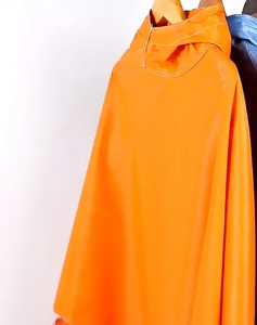 Jas Hujan Pria Wanita-Mantel Hujan Anti Air Waterproof Tebal Tidak Mudah Sobek thickened double brim raincoat Perlindungan hujan badai ponco tepi ganda