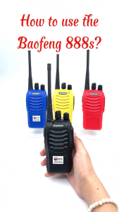 Baofeng BF-888S Walkie Talkie 2 Set Type-C Charging Two Way Radio 5W High Power 16CH Frequency band UHF Portable type FM Transceiver