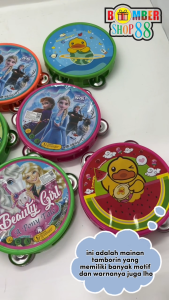 MAINAN ANAK Music Edukasi Tamborin Tambourine Kecrekan Nyaring KERINCINGAN REBANA KERINCING Bulat Murah BAYI MUSIK SENANG BERMAIN LABUBU