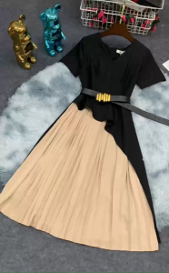 ĐẦM DỰ TIỆC PHỐI MÀU XẾP LY CAO CẤP PHONG CÁCH TRẺ TRUNG NĂNG ĐỘNG SANG TRONG QUÝ PHÁI ĐI CHƠI ĐI CAFE ĐI BIỂN ĐỀU RẤT PHÙ HỢP