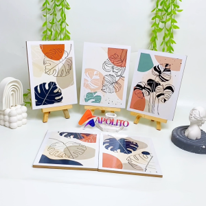 HIASAN DINDING MONSTERA ABSTRAK IMUT KAMAR DEKORASI RUMAH WALL DECOR UNIK SUPER MURAH DAUN ABSTRAK