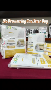 BIO Drawstring Cat Litter Bag