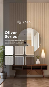 GAIA DANESON WALLPANEL WPC OLIVER SERIES 29M || DEKORASI DINDING MODERN