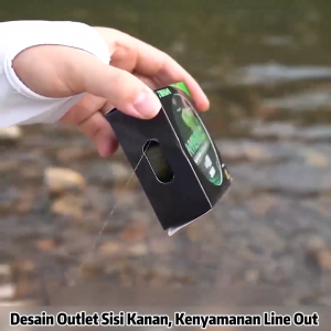 Senar Pancing Bintik Hijau 300m Tahan Aus Speckle Fishing Line Invisible Mulus Anti Keriting Senar Nilon