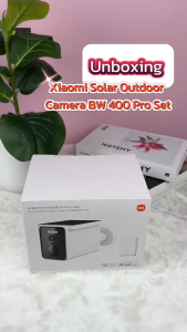 (รับประกันศูนย์ไทย 1 ปี) Xiaomi Solar Outdoor Camera BW400 Pro Set 2.5K |แบตเตอรี่ความจุสูง |การตรวจจับด้วย AI