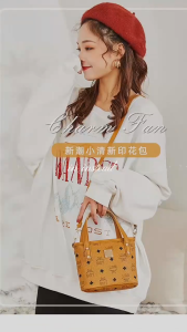 QV SHOP ￼พิมพ์ถังแบนกระเป๋าเข็มขัดกระเป๋าถือกระเป๋าสะพายกระเป๋าmessengerแฟชั่นall-match Casual Soft Girlกระเป๋าหญิงกระเป๋าอินเทรนด์