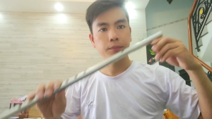 Sáo inox cao cấp tone Si B4 chuẩn tone dễ thổi âm tương đương sáo trúc