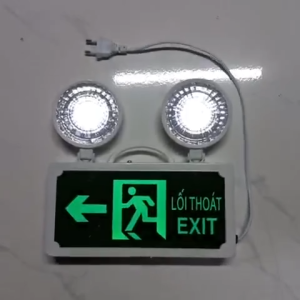ĐÈN SỰ CỐ KẾT HỢP ĐÈN EXIT ĐÈN SỰ CỐ 2 TRONG 1 ĐÈN THOÁT HIỂM KHI CÓ SỰ CỐ
