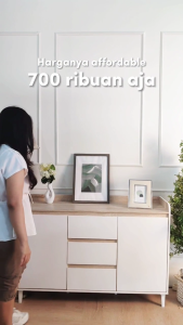 Cubic Sideboard Minimalis / Bufet Serbaguna / Lemari Kabinet / LIVINA SB 120