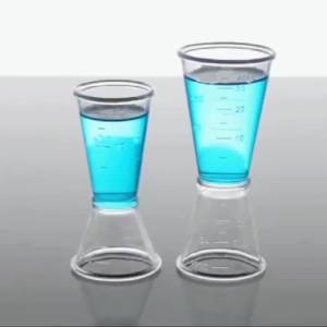 [HCM] Ly đong định lượng jigger nhựa 2 đầu có chia vạch loại 10/20ml và 20/40ml-Randy888