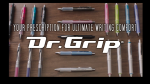 PILOT Dr. Grip G-Spec Ergonomic Ballpoint Pen 0.5mm 0.7mm (BDGN60EF/BDGS60R) Black Ink - Blister pack