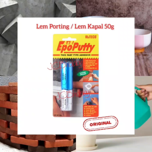 Lem Epo Putty ALTECO PORTING 50 g: Lem Tahan Lama Untuk Perbaikan Kerusakan & Perakitan Model