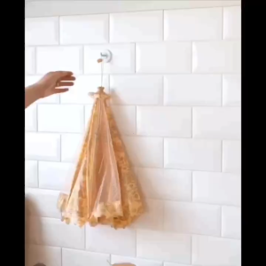 Penutup Makanan Lipat/Tudung Saji Lipat Renda Payet Cantik/Penutup Makanan Diameter 80 Cm/Food Cover