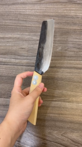 Dao Bổ Cau Thái Gọt Hoa Quả Bổ Cau Siêu Sắc Bén Cán Gỗ Ốp Siêu Bền