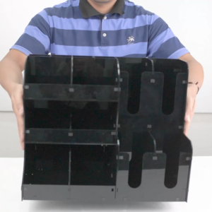 Rak Cup Holder & Condiment Akrilik Side By Side Model A