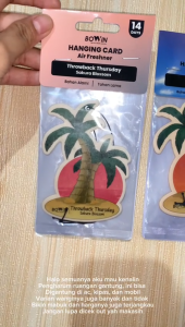 Parfum Gantung Aromaterapi Alami Tahan Lama & Pengharum Ruangan & Mobil