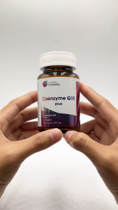 [แพ็ค 3 ขวด] Q10 โคเอนไซม์คิวเท็น พลัส โกลบอลวิตามิน Coenzyme Q10 Global Vitamins ซิงค์ Zinc วิตามินอี Vitamin E