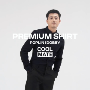 [CHỈ 18-23.2 TẶNG TÚI TOTE]Áo sơ mi dài tay Premium Dobby 100% cotton chống nhăn kháng khuẩn - Coolmate