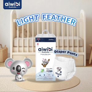 (3Pack) Aiwibi Natural Premium Big Pack Diaper Pants Baby diaper Ultra-thin Soft diapers Bundle diapers - M/L/XL/XXL