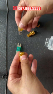 Cầu Chì Tổng Bắt Vít Ngang Cầu chì móc cho ô tô độ loa sub xe hơi Cầu chì AFS Mạ Niken cao cấp