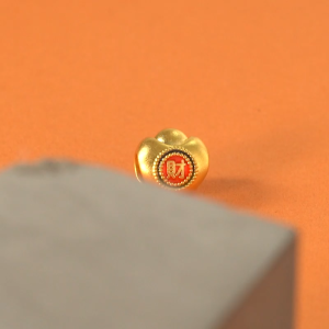 Chow Sang Sang 周生生 999 24K Gold Charme Mini Blessings Culture  「財」 Mini Charm 92669C [Bracelet not included][DO NOT BUY] #Membership Points Redemption