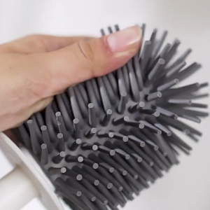 Naju แปรงขัดส้วม แปรงขัดห้องน้ำ ที่ขัดห้องน้ำ ทำความสะอาดพื้นห้องน้ำ อ่างอาบน้ำ หัวแปรงนุ่ม ไม่มีกลิ่น ตั้งพื้นได้ ติดผนังได้