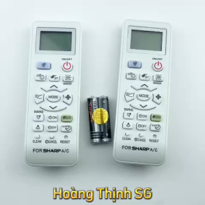 Điều khiển điều hòa SHARP Mã 08 Remote máy lạnh SHARP - Tặng kèm pin - Tạp Hoá Lee