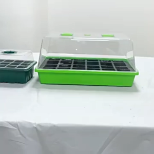 Home Plant Box Plastic Pots For Plants Seedling Tray 12-Hole Plant Seeding Box Plastic Seedling Pot
