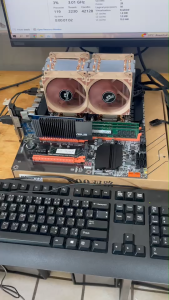 ชุด Mb x99 Dual M.2 x2 cpu intel Xeon E5 2680v4 dual 28c/56t 2.4-3.3ghz Ram ecc ddr4 32gb-256gb/เพิ่ม M.2 nvme ได้