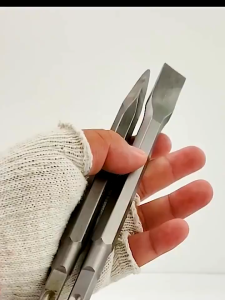 Mata Bor Beton Bobok Panjang 250mm SDS Plus Point Flat Chisel 40mm Mata Bor Tembok Beton