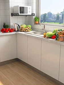 [HCM] Kệ Đa Năng Xoay 360 độ 3 Tầng 4 Tầng 5 Tầng -Kệ bếp、Kệ phòng tắm Không Gỉ Joyee