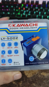 Senter Kepala Kawachi Super Terang Lensa Bisa Di Zoom In-Out Daya 50 Watt Original LY-500Z Baterai 5000mAh | Senter Kepala 50W Waterproof Cas USB Type C Rechargeable Isi Ulang Tahan Lama Laz COD Bisa Bayar di Tempat TOKO SINAR AUDIO