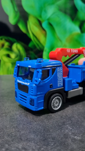 Diecast Miniatur Mainan Mobil Dump Truk Crane Tanah Allow Heavy Truck Pullback