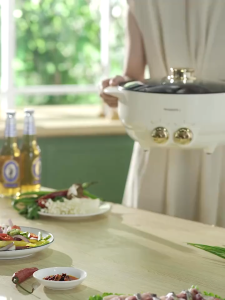 6L Micropressure Electric Hot Pot Household Electric Multi-functional 30cm Two Flavor Cooker