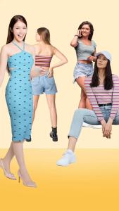 ผ้าคอตตอน สไตร์ท Cotton Stripe เนื้อเนียนนุ่ม ยืดได้เยอะ ใส่สบาย ระบายอากาศได้ดี ขนาด 1 กิโล